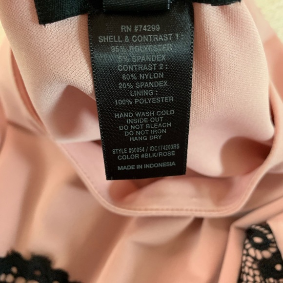 Enfocus Studio Sleeveless With Lace Trim Mini Dress Size 4 - Picture 16 of 16